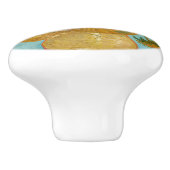 ヴィンセント・ヴァン・ゴッホ-12のひまわりの花瓶 セラミックノブ (側面)