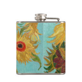 ヴィンセント・ヴァン・ゴッホ-12のひまわりの花瓶 フラスク (裏面)
