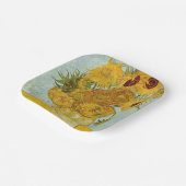 ヴィンセント・ヴァン・ゴッホ-12のひまわりの花瓶 ペーパープレート (傾斜あり)