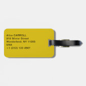 ヴィンセント・ヴァン・ゴッホ-12のひまわりの花瓶 ラゲッジタグ (裏面横)