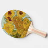 ヴィンセント・ヴァン・ゴッホ-12のひまわりの花瓶 卓球ラケット (横)