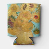 ヴィンセント・ヴァン・ゴッホ-12のひまわりの花瓶 缶クーラー (正面)