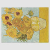 ヴィンセント・ヴァン・ゴッホ-12のひまわりの花瓶 薄葉紙 (正面)