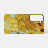 ヴィンセント・ヴァン・ゴッホ-12のひまわりの花瓶 SAMSUNG GALAXYケース (裏面横)