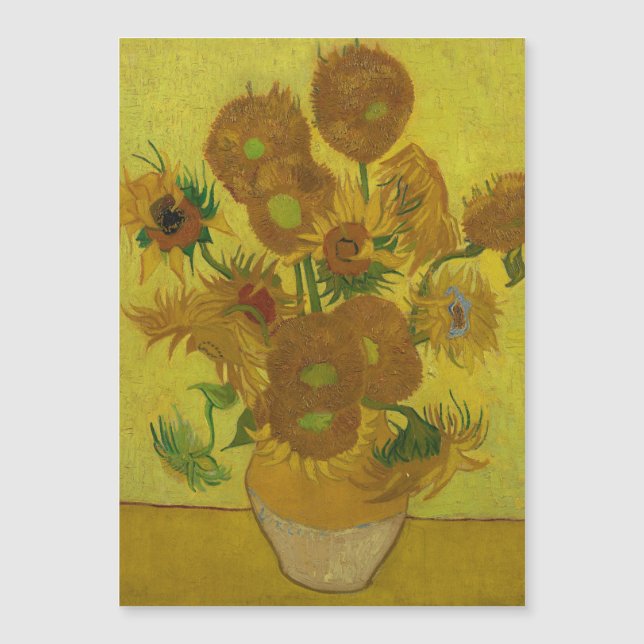 ヴィンセント・ヴァン・ゴッホ 15本のひまわり絵画 (正面)