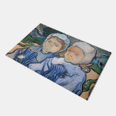 ヴィンセント・ヴァン・ゴッホ - 2人の小さな少女たち ドアマット (アングル)