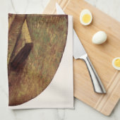 ヴィンセント・ヴァン・ゴッホ-3冊の本を持つ静物詩 キッチンタオル (四つ折り)