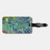 ヴィンセント・ヴァン・ゴッホ- Irises - QRコード ラゲッジタグ (裏面横)