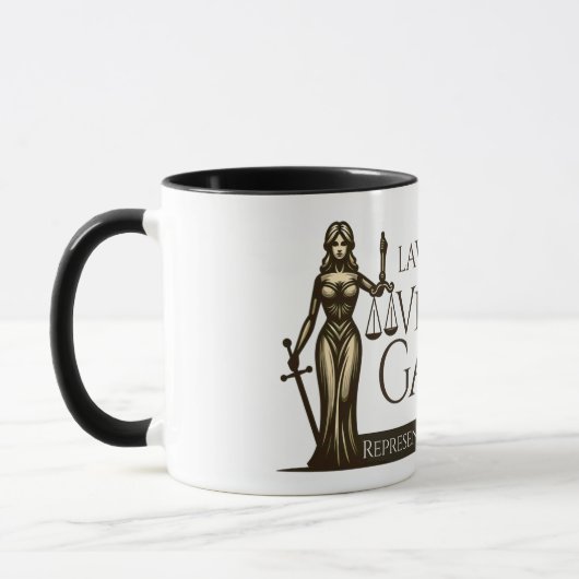 ヴィンセント・L・ガンビーニ法律事務所 マグカップ (左)