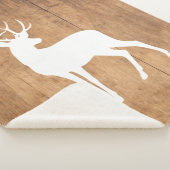 ヴィンタガ美しいウッド&ディアー シェルパブランケット (3/4)