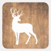 ヴィンタガ美しいウッド&ディアー スクエアシール (正面)