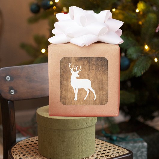 ヴィンタガ美しいウッド&ディアー スクエアシール