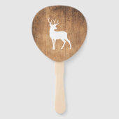 ヴィンタガ美しいウッド&ディアー ハンドファン (正面)