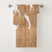 ヴィンタガ美しいウッド&ディアー バスタオルセット (インサイチュ)