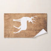 ヴィンタガ美しいウッド&ディアー バスタオルセット (ハンドタオル)