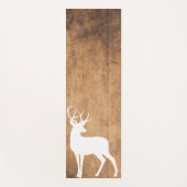 ヴィンタガ美しいウッド&ディアー ヨガマット (正面)