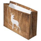 ヴィンタガ美しいウッド&ディアー ラージペーパーバッグ (正面アングル)