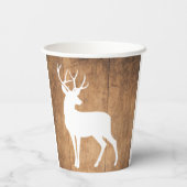 ヴィンタガ美しいウッド&ディアー 紙コップ (裏面)