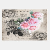 ヴィンタージュエレガンスコレクション ラッピングペーパーシート (正面3)