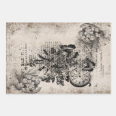 ヴィンタージュエレガンスコレクション ラッピングペーパーシート (正面2)