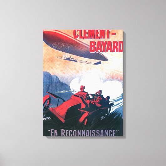 ヴィンチェノWWI飛行船プロモーション用ポスター キャンバスプリント (正面)