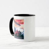 ヴィンチェノWWI飛行船プロモーション用ポスター マグカップ (正面左)