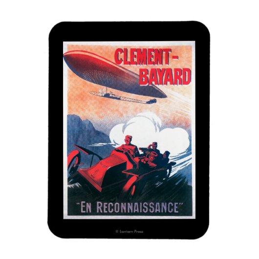 ヴィンチェノWWI飛行船プロモーション用ポスター マグネット (縦)