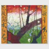 ヴィンチェンツォウィレムゴッホ著咲くスモモの木 ラッピングペーパー (フラット)