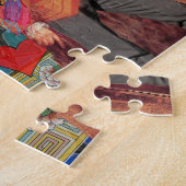 ヴィンテお洒落ージ·ウエディング·カップル ジグソーパズル (側面)