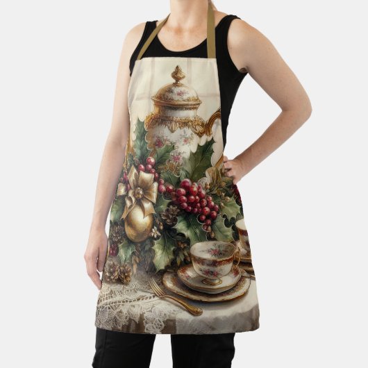 ヴィンテエレガントージクリスマスティーパーティー エプロン (インサイチュ)