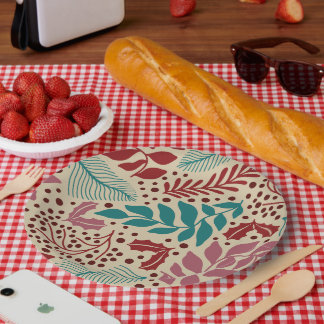 ヴィンテエレガントージクリスマスパお洒落ターン ペーパープレート