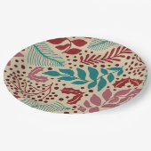 ヴィンテエレガントージクリスマスパお洒落ターン ペーパープレート (アングル)