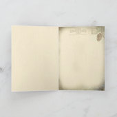 ヴィンテエレガントージ素朴・クリスマス・ウッドランド・コラージュ シーズンカード (内部)