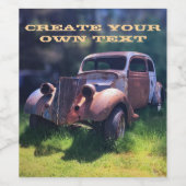 ヴィンテクラシックージカー ワインラベル (シングルラベル)