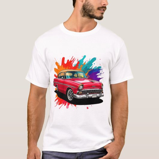 ヴィンテクラシックージカー Tシャツ (正面)