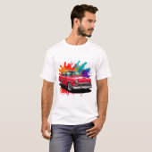 ヴィンテクラシックージカー Tシャツ (正面フル)