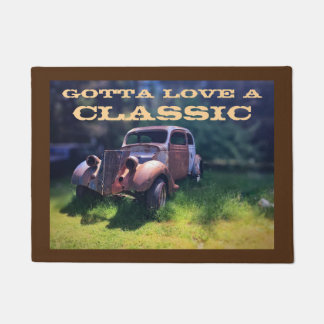 ヴィンテクラシックージ車がを愛すクラシックる» Door Mat ドアマット