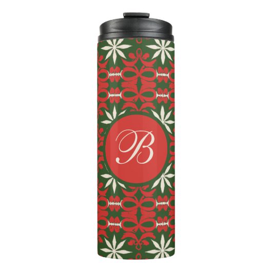 ヴィンテパーソナライズされたージクリスマス/冬パターン（の模様が）ある タンブラー (正面)