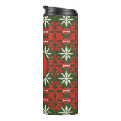 ヴィンテパーソナライズされたージクリスマス/冬パターン（の模様が）ある タンブラー (回転右)