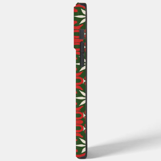 ヴィンテパーソナライズされたージクリスマス/冬パターン（の模様が）ある Case-Mate iPhoneケース (裏面 / 左)