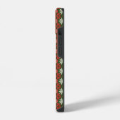ヴィンテパーソナライズされたージクリスマス/冬パターン（の模様が）ある iPhoneケース (左側面)