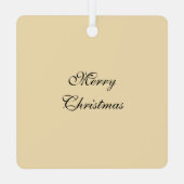 ヴィンテビクトリアンージクリスマスティーポットとフローラ メタルオーナメント (裏面)