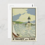 ヴィンテフランスのージ旅行はがきセントヴァレリーアンコークス ポストカード (正面/裏面)