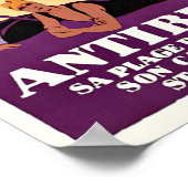 ヴィンテフランスのージ旅行ポスターアンティベスフアン – レピン ポスター (角)