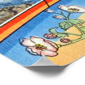 ヴィンテージあいさつアイダホ旅行 ポスター (角)