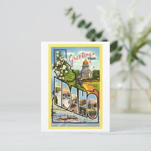 ヴィンテージあいさつ ポストカード (スタンド正面)