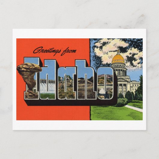 ヴィンテージあいさつ ポストカード (正面)