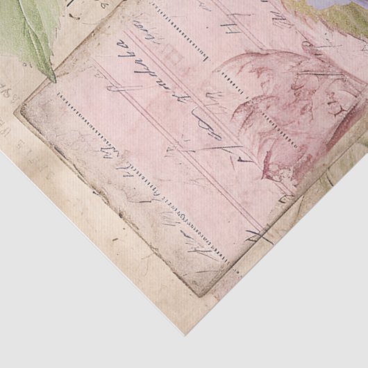 ヴィンテージあじさい&バタフライデカップエフエメラ 薄葉紙 (詳細)