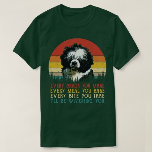ヴィンテージあなたがPを焼くすべての食事を作るすべてのスナック Tシャツ (デザイン正面)