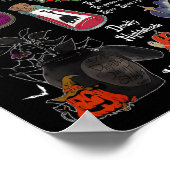 ヴィンテージあなたの毒ハローウィンパーティを選ぶ不気味 ポスター (角)